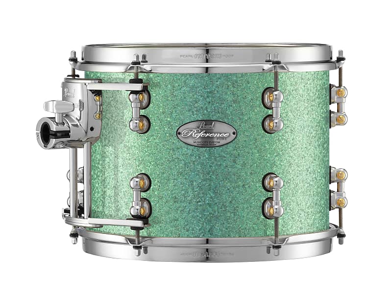 Pearl Music City Custom 10"x9" Reference Pure Series Tom TURQUOISE GLASS RFP1009T/C413 image 1