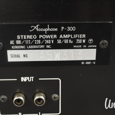 Accuphase P-300 Stereo Power Amplifier in Very Good Condition image 9
