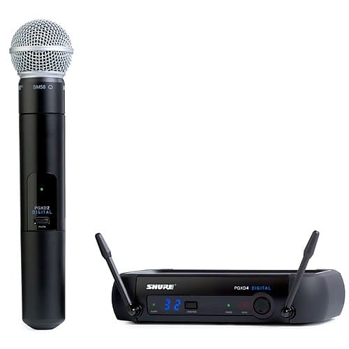 Shure PGXD24/SM58 Digital Wireless Handheld Dynamic Microphone System image 1