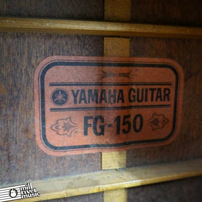 Yamaha FG-150 Vintage Red Label Acoustic Guitar Used image 3