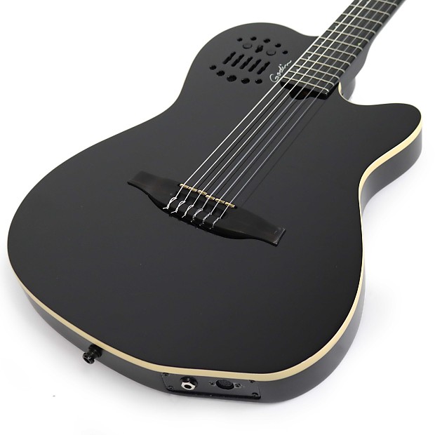 Godin ACS Slim Black Knight Nylon Acoustic Electric Guitar