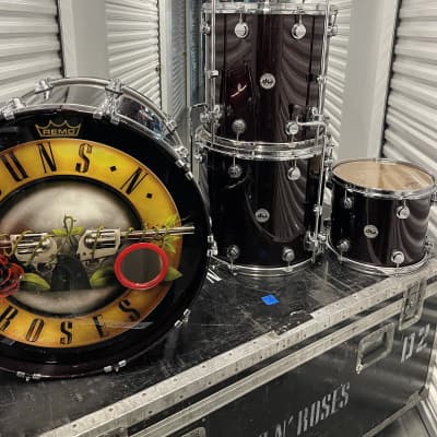 Frank Ferrer's Guns 'n' Roses DW 2017 - Red Sparkle Lacquer Complete Set! 24,13,16,18 image 1