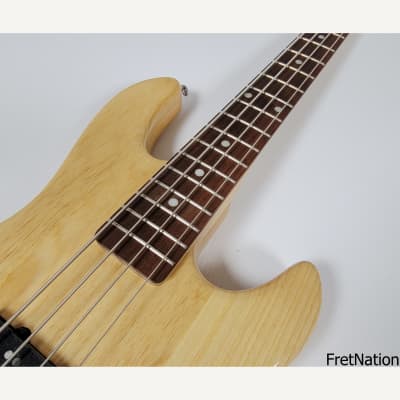 G&L JB-2 Tribute Natural Gloss 4-String Bass Passive J J-Bass 9.04 Pounds SN: 9163 NOS image 6