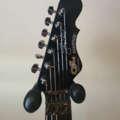 G&L Tribute Series Rampage Jerry Cantrell Signature with Ebony Fretboard 2010 - Black image 2