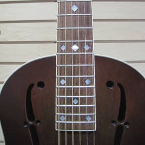 2005 National Resophonic M-2 Mahogany Resonator Guitar w/Case, Free Shipping image 4