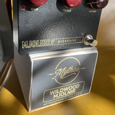 Reverb.com listing, price, conditions, and images for mythos-pedals-wildwood-edition-mjolnir-overdrive
