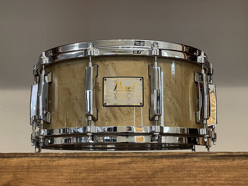 Pearl Custom Z Birdseye Maple 6.5x14 Snare Drum CZX | Reverb