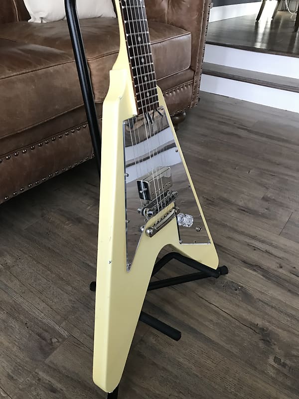 Greco PS-800 Paul Stanley Flying V 1982 White Ultra RARE | Reverb