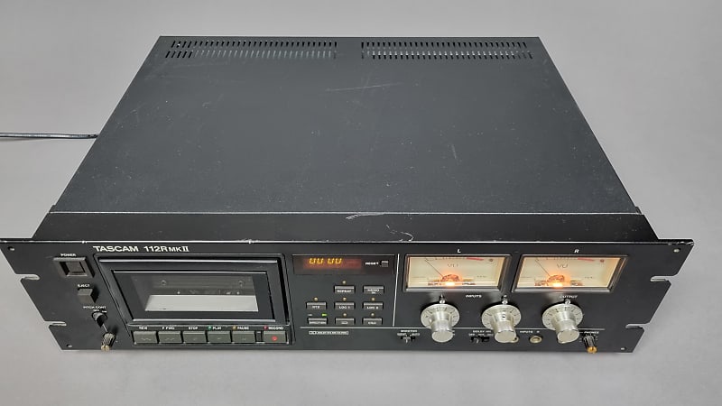 TASCAM 112R MKII カセットデッキ TASCAM 112R MKII Professional Master Cassette Deck | Reverb