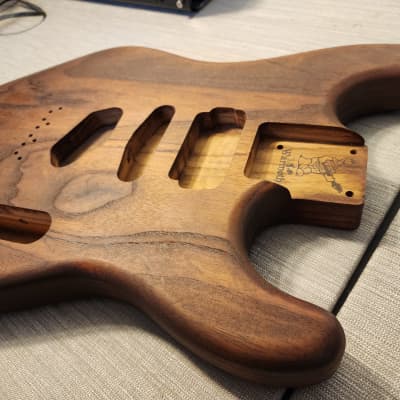 Warmoth Swamp Ash Strat Body with Tele top rout image 2