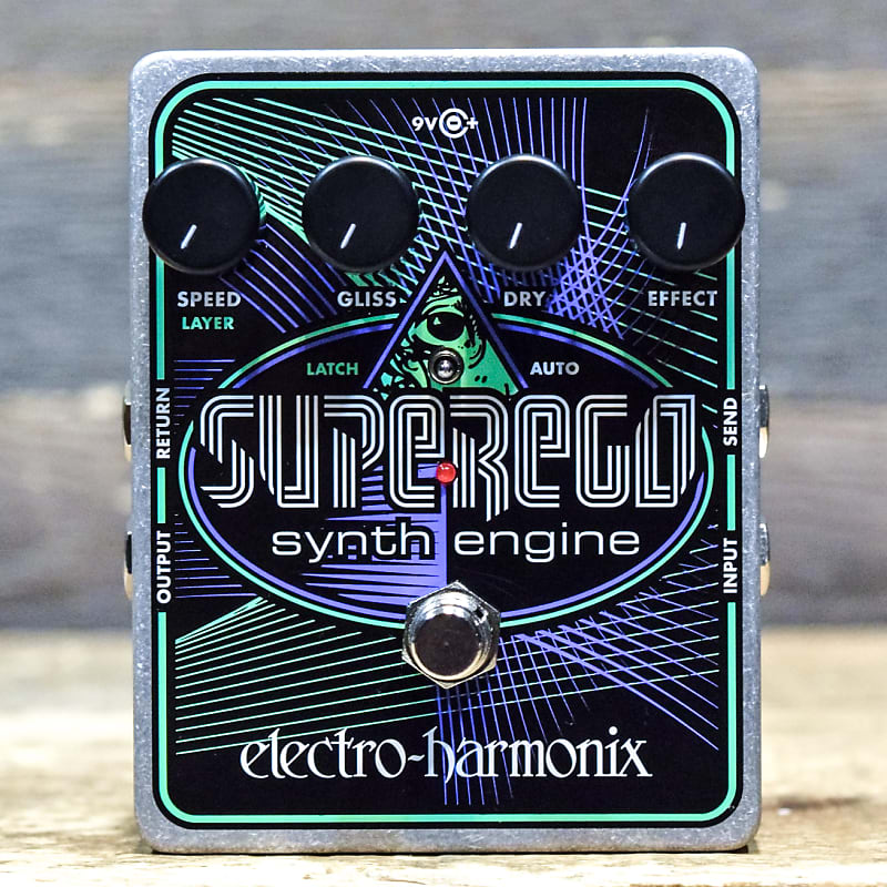 Electro-Harmonix Superego Synth Engine Polyphonic Synth Engine Effect Pedal