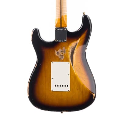 Fender Custom Shop 1957 Stratocaster Heavy Relic, Lark Guitars Custom Run -  2 Tone Sunburst (419) image 5