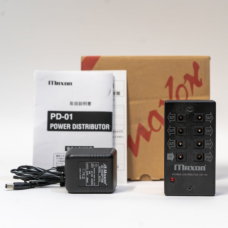 Maxon PD01 Power Distributor with Power Supply and Box