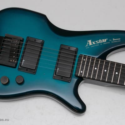 1986 Ibanez Axstar AX70, Made in Japan - rare set neck model in rare colour image 2