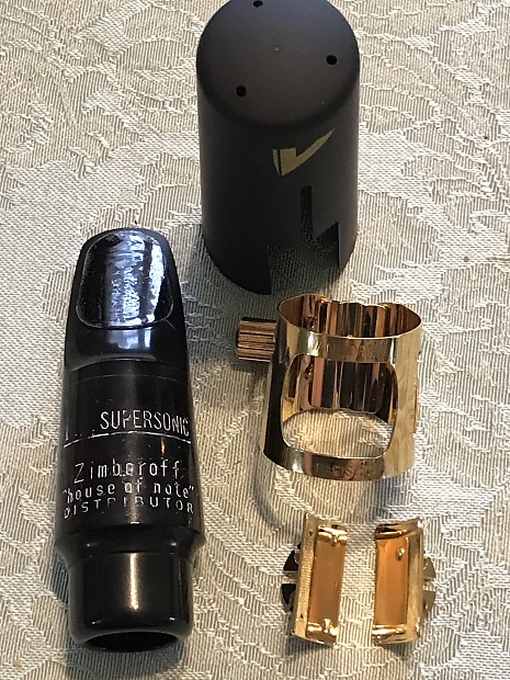 Zimberoff - Dukoff DB Supersonic "House of Note" Hard Rubber Alto Mouthpiece image 1