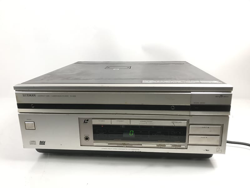 Luxman D408 CD Laservision Disc Player Reverb UK