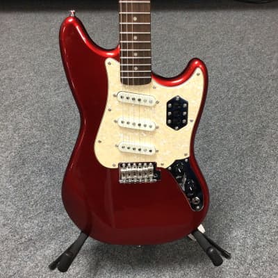 Fender Japan Mustang MG69 '69 Reissue, Candy Apple Red Matching 