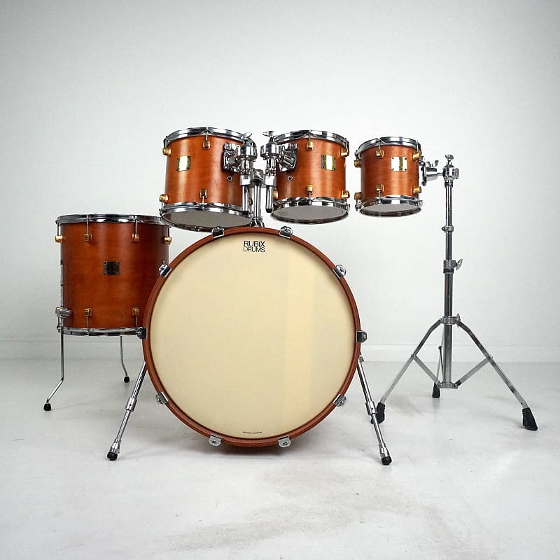 Yamaha Maple Custom 5-Piece Drum Kit in Vintage Natural 22,8,10,12,14 image 1