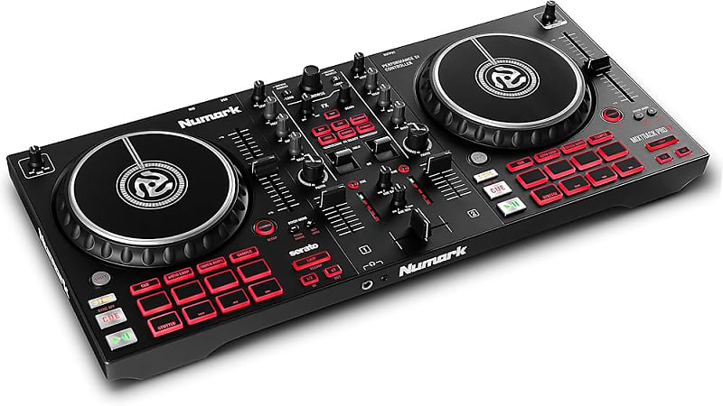 Numark MixTrack Pro FX DJ Controller 2020 - Present - Black image 1