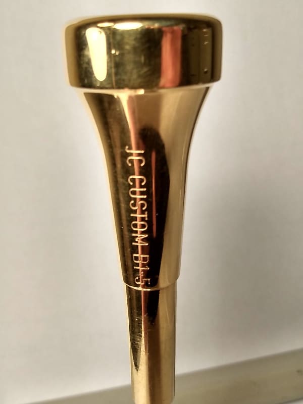 JC Custom Trumpet Mouthpiece Model Resonance - Size B1 5 (1) - Finished in  Silver
