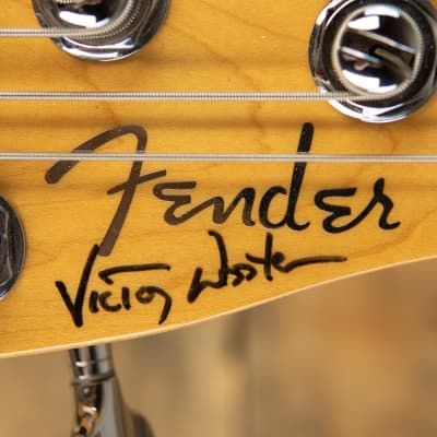 Fender American Deluxe Jazz Bass Ash V with Rosewood Fretboard - Signed by Victor Wooten! image 9