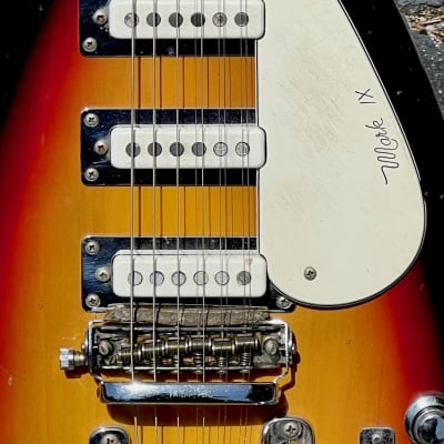 Vox Mark IX 9-String Guitar 1968 a groovy very user friendly rare factory 9-String guitar ! image 10