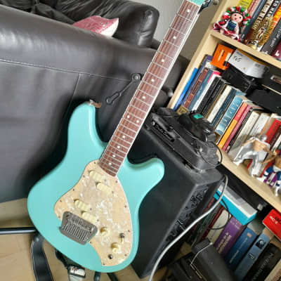 RARE vintage 1996 Squier Venus XII turquoise Vista Series Fender Japan MIJ electric for sale