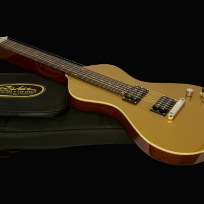 2024 Electro Hawaiian® Junior Lap Steel Gold Top with Treble Bleed Filter and Gig Bag! image 5