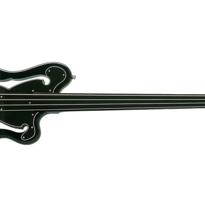Eastwood MRG Series EUB-1 Mahogany Body Maple Neck 4-String Fretless Electric Bass Guitar image 2