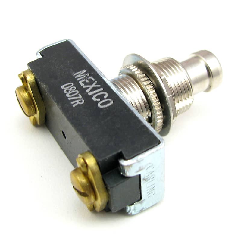 Genuine Carling SPST Momentary Footswitch Normally Open with | Reverb