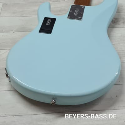 Sterling by Music Man StingRay Ray35 HH Roasted Maple, Daphne Blue image 6