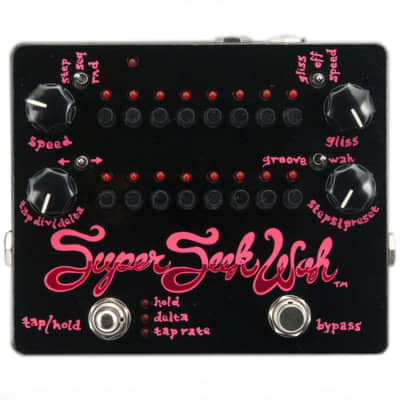 ZVEX Super Seek Wah Hand Painted Guitar Pedal for sale