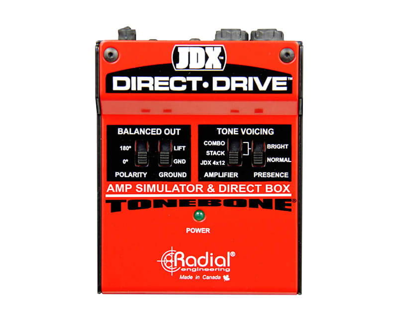 Radial JDX Direct-Drive Guitar Amp Simulator & Active DI Direct Box PROAUDIOSTAR image 1