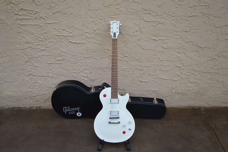Gibson Buckethead Les Paul Studio Satin White image 1