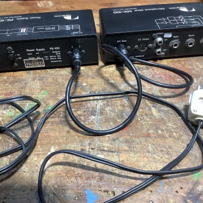 Nakamichi MX-100 Microphone Mixer + PS 100 Power supply | Reverb
