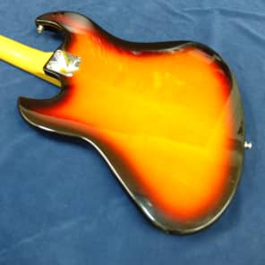 c. 1967 Norma EG-421 12 String Sunburst Vintage Bizarre Japanese Guitar Teisco MIJ image 7