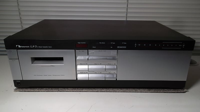 1982 Nakamichi LX-3 Stereo Cassette Deck Low Hours Super Clean Serviced With New Belts 04-20-2023 Excellent #407 image 1