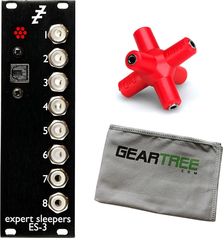 Expert Sleepers ES-3 mk4 Lightpipe/CV Interface Eurorack Module Bundle w/Knucklebone image 1