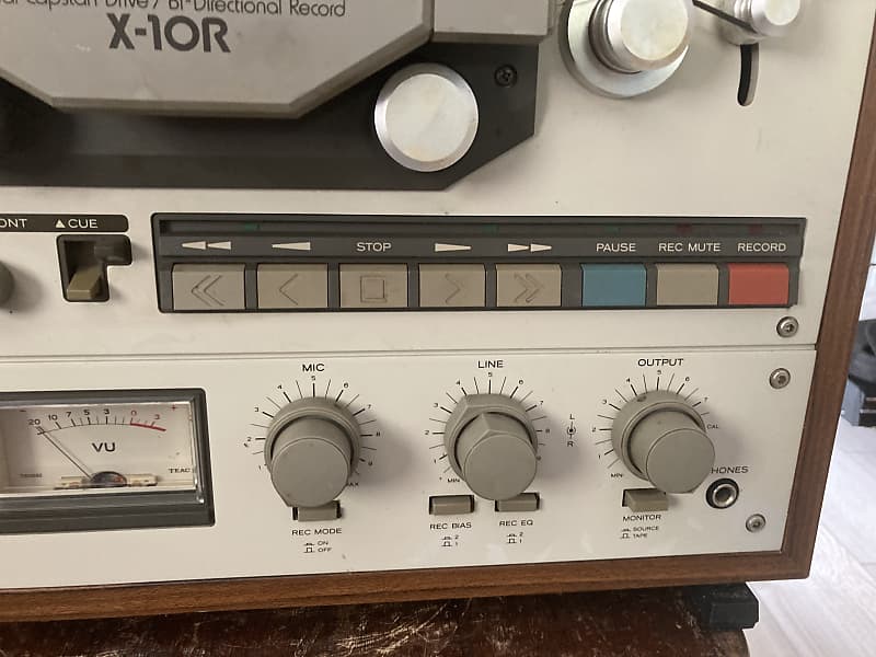 TEAC X-10R 1/4 10.5 inch 6 Head Auto Reverse 4-Track 2-Channel Reel to Reel  Tape Deck Recorder