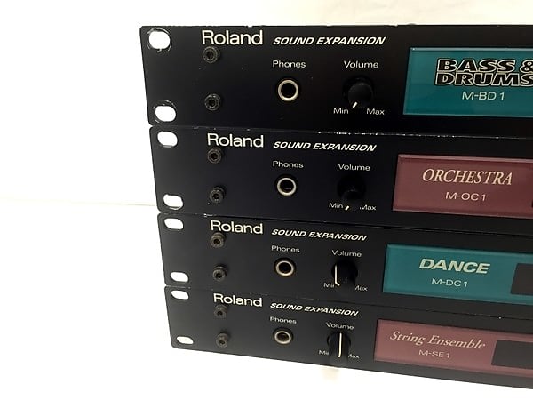 Roland Sound Expansion M-BD1 M-OC1 M-DC1 M-SE1 sound modules