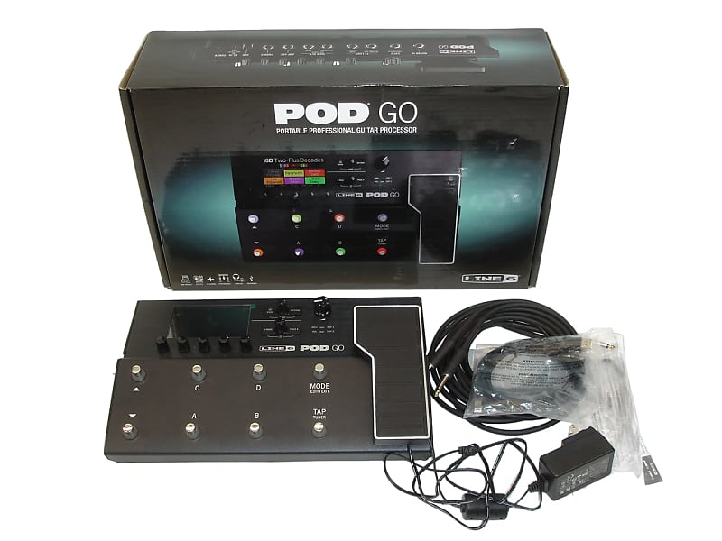 Line 6 POD Go Guitar MultiEffects Floor Processor Reverb
