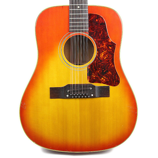 Vintage 1964 Gibson B 45 12 12 String Dreadnought Acoustic Guitar Sunburst Finish Reverb Brazil