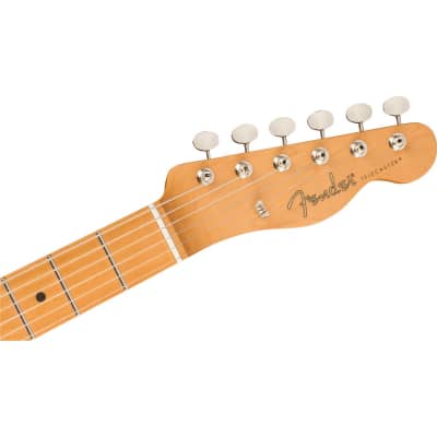 Fender Noventa Telecaster Electric Guitar, Maple Fingerboard, Fiesta Red image 6