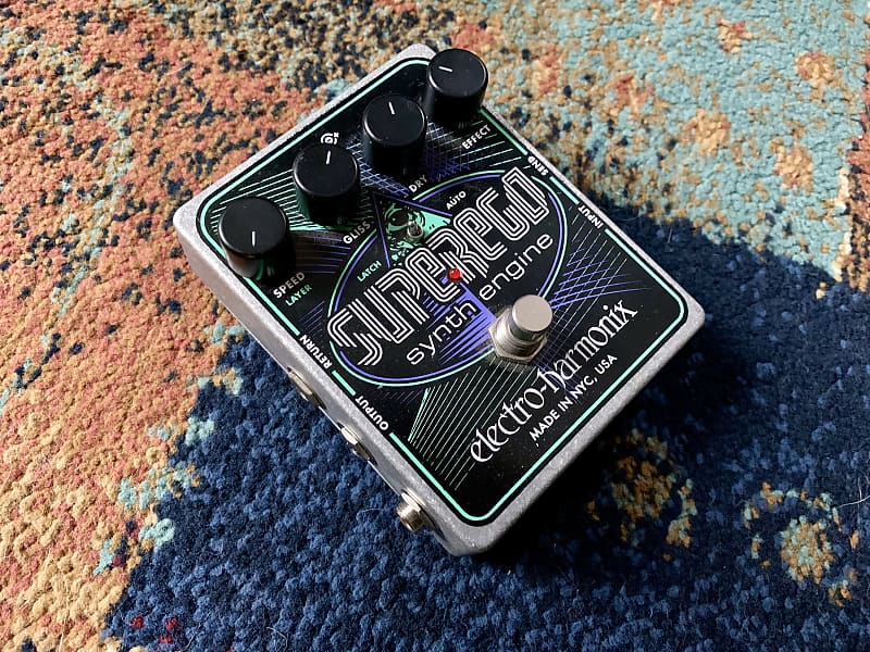 EHX Superego w/REMOTE MOD, Freeze, infinite hold, pedaltone, Reverb