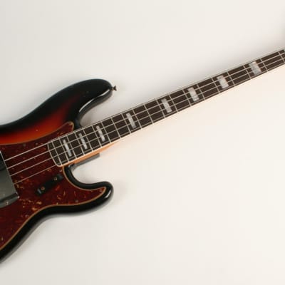 Fender Custom Shop Limited P Jazz Bass Journeyman Relic 3 Tone Sunburst CZ563334 image 2