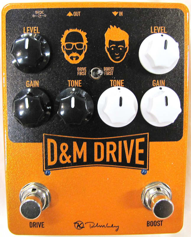 Used Keeley D & M Drive Boost and Overdrive Guitar Pedal D&M image 1