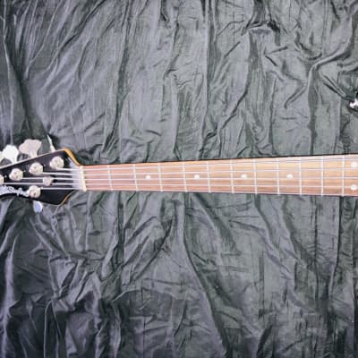 Music Man early 90s left handed 5 string bass Stingray 5 1992 - Black image 6