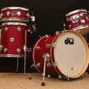 DW Collectors Series Santa Monica Bop Kit w/ VIDEO! 18" 12" 14" & Snare Jazz Maple Drum Set