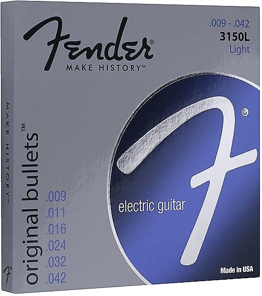 Fender Original Bullet 3150L, Pure Nickel, Gauges .009-.042 2016 image 1