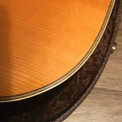 Immagine Vintage 1970's Mountain M-34 0-Style Parlor Acoustic Guitar Natural Finish Made In Japan - 7